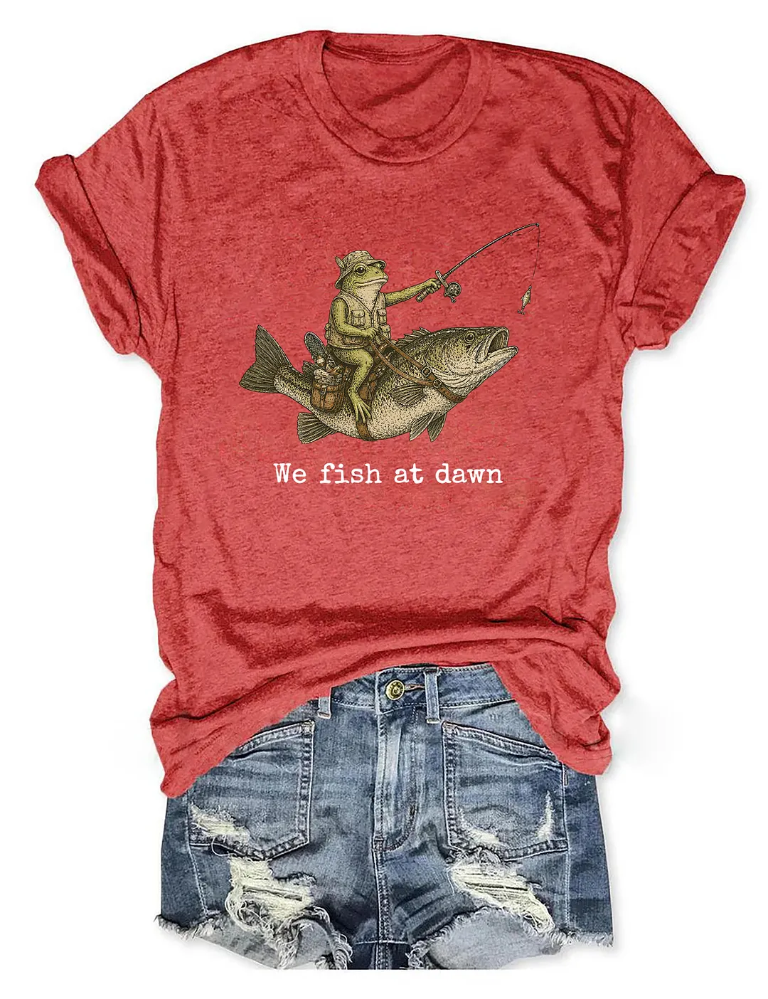 We Fish At Dawn T-shirt