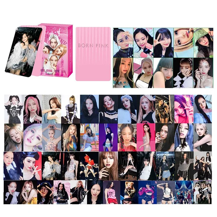 Blackpink welcoming collection and bornpink photocards
