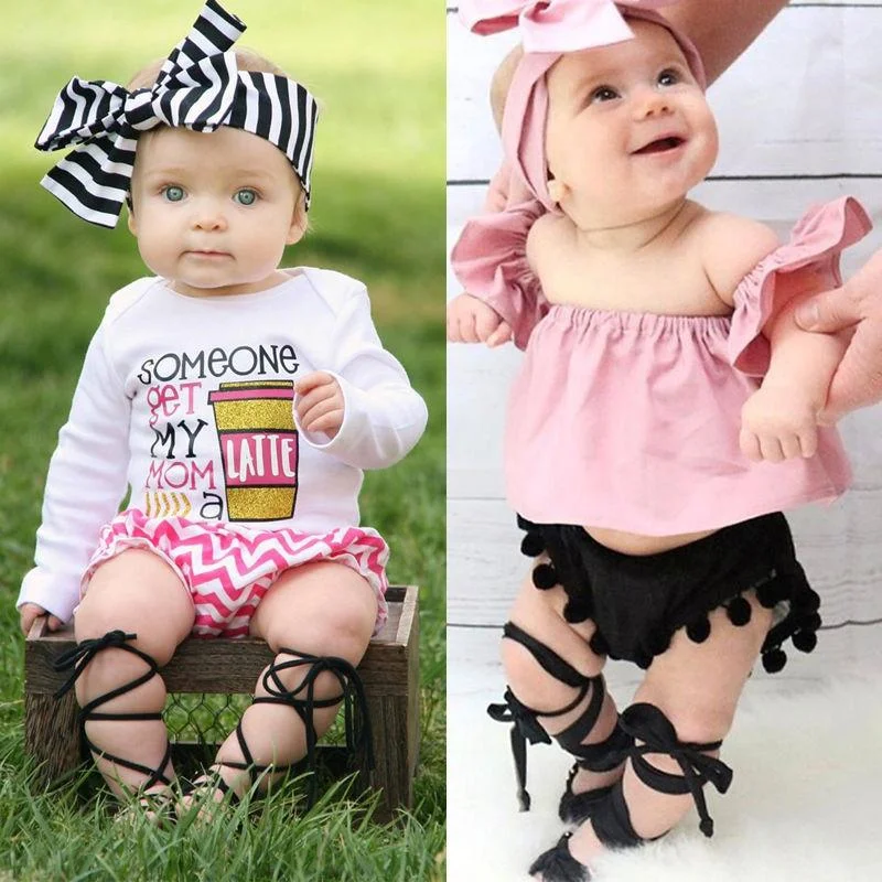 2017 Brand New Fashion Toddlers Newborn Infant Baby Girl Summer Bandage Pram Shoes Girl Bandage summer Shoes