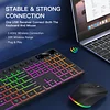 2.4G wireless keyboard & mouse set with card slot ergonomic power saving business office keyboard & mouse set