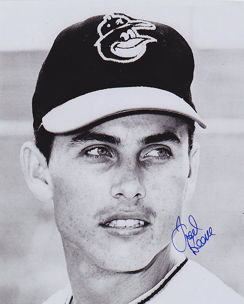 FRED BEENE BALTIMORE ORIOLES ACTION SIGNED 8x10