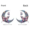 (US Local)Double Sided Acrylic Special Shape Moon Butterfly Diamond Painting Desktop Ornaments Kit