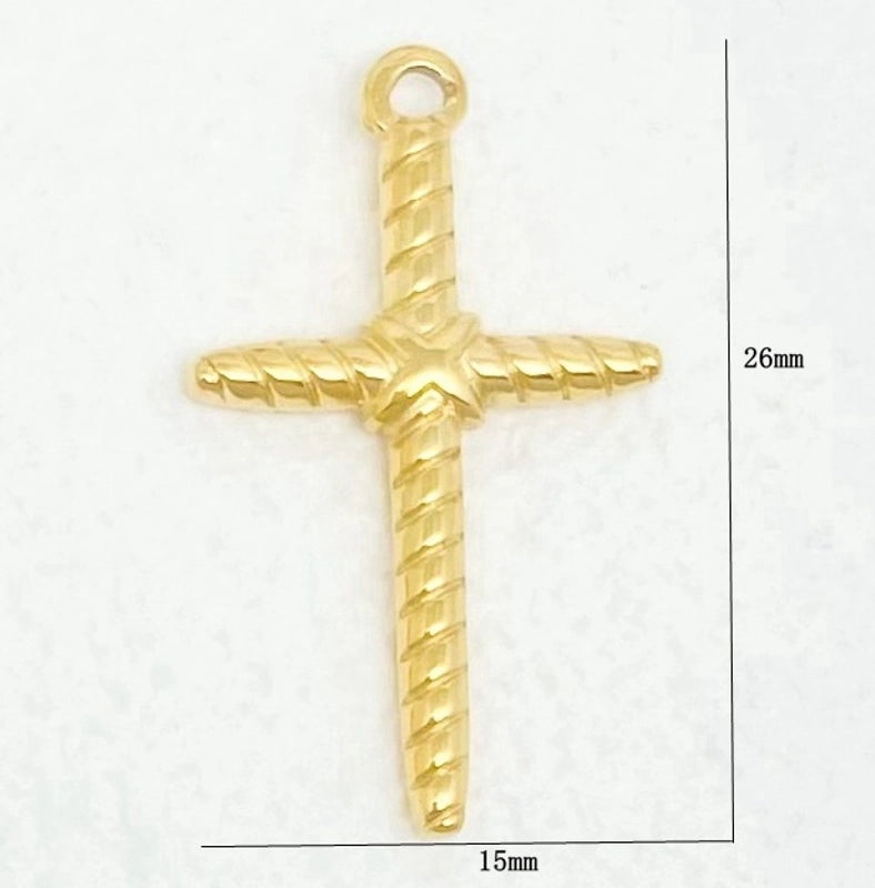 1 Piece 304 Stainless Steel Solid Color Jewelry Accessories Pendant