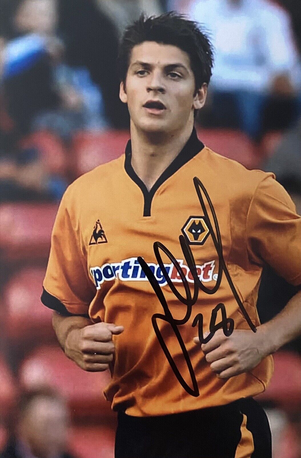 George Friend Genuine Hand Signed Wolves 6X4 Photo Poster painting