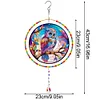 (US Only)Suncatcher Diamond Painting Hanging Pendant Crystal Painting Ornament(Owl A)