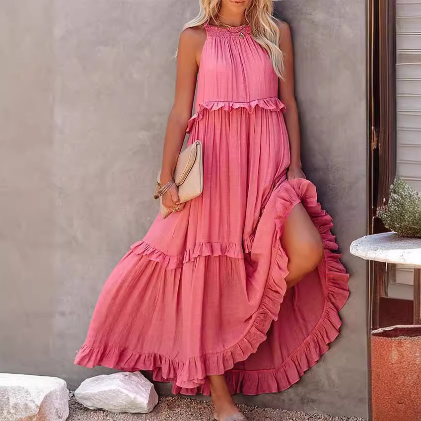 Resort Ruffle Maxi Dress