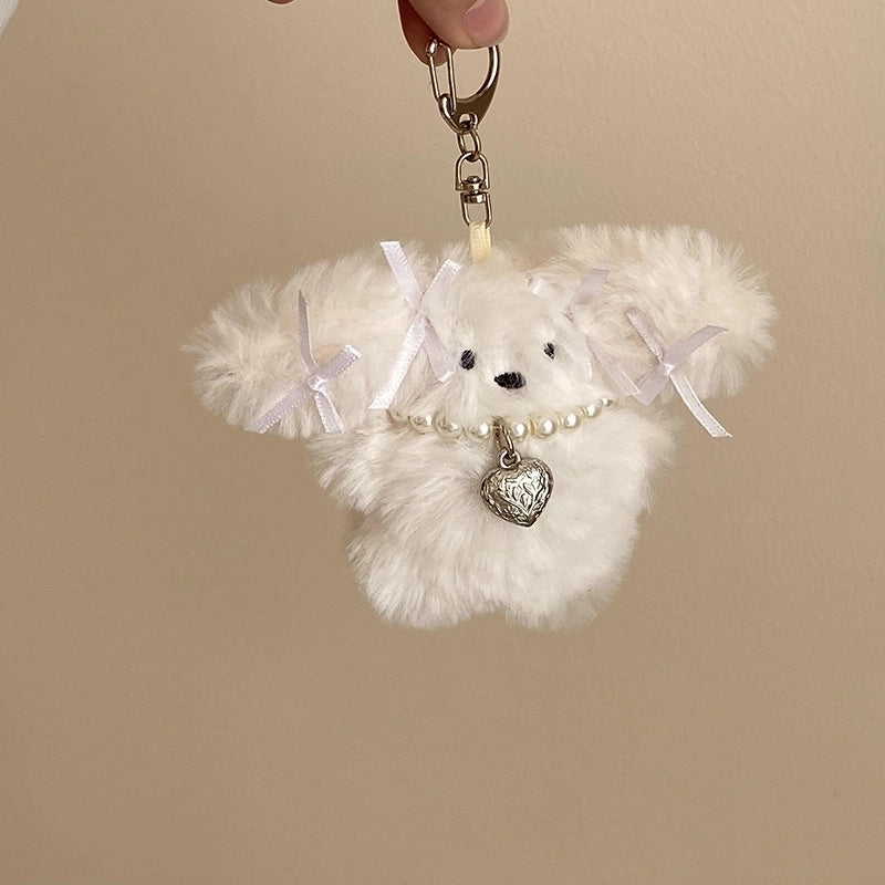 Cute Rabbit Plush Women’s Bag Pendant Keychain