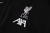 Joyfball 2024/2025 Liverpool Long Zipped Jacket Black Soccer Jersey 1:1 Thai Quality Set