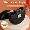 2 in 1 Electric Nail Clipper & Polisher Rechargeable Automatic Nail Trimmer with LED Light & Clip Storage Suitable for Adults and Elderly