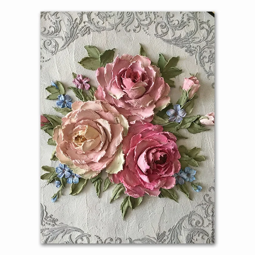 Art Scandinavian Home Decor Abstract Canvas Painting Wall Art Flower Posters And Prints Wall Pictures For Living Room Decoration