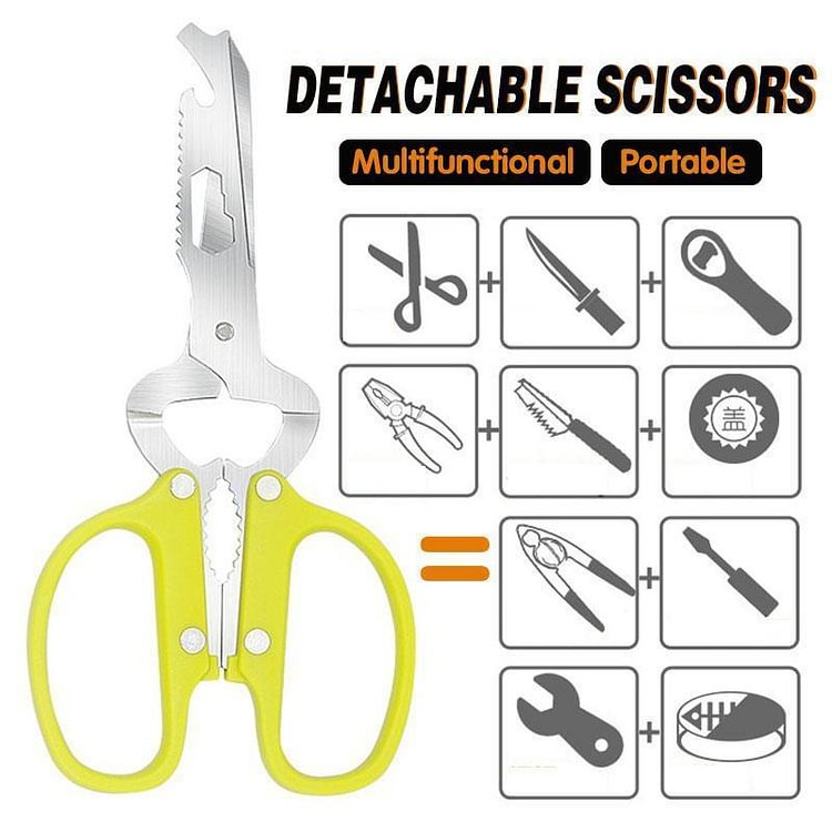 Multifunctional Portable Detachable Scissors