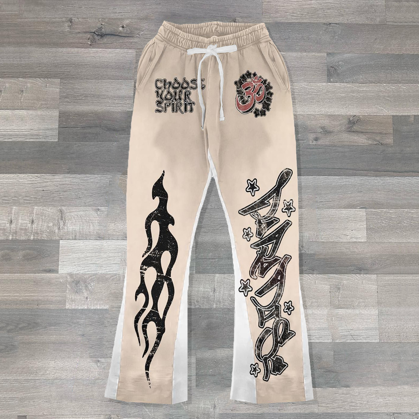 Choose Your Spirit Print Sweatshirt Trousers