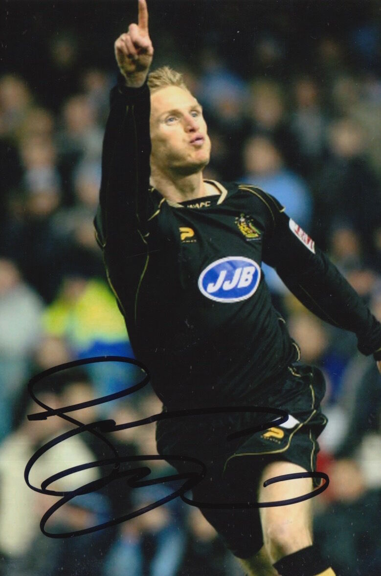 WIGAN HAND SIGNED GARY TEALE 6X4 Photo Poster painting 1.