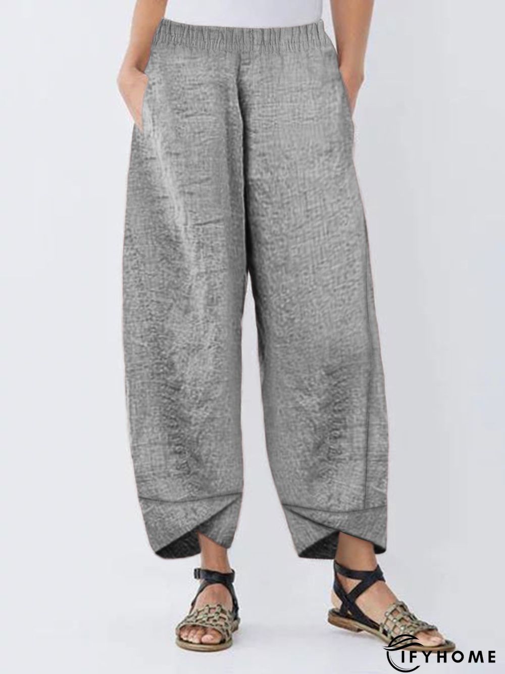 Casual Linen Loose Linen & Cotton Bottoms | IFYHOME