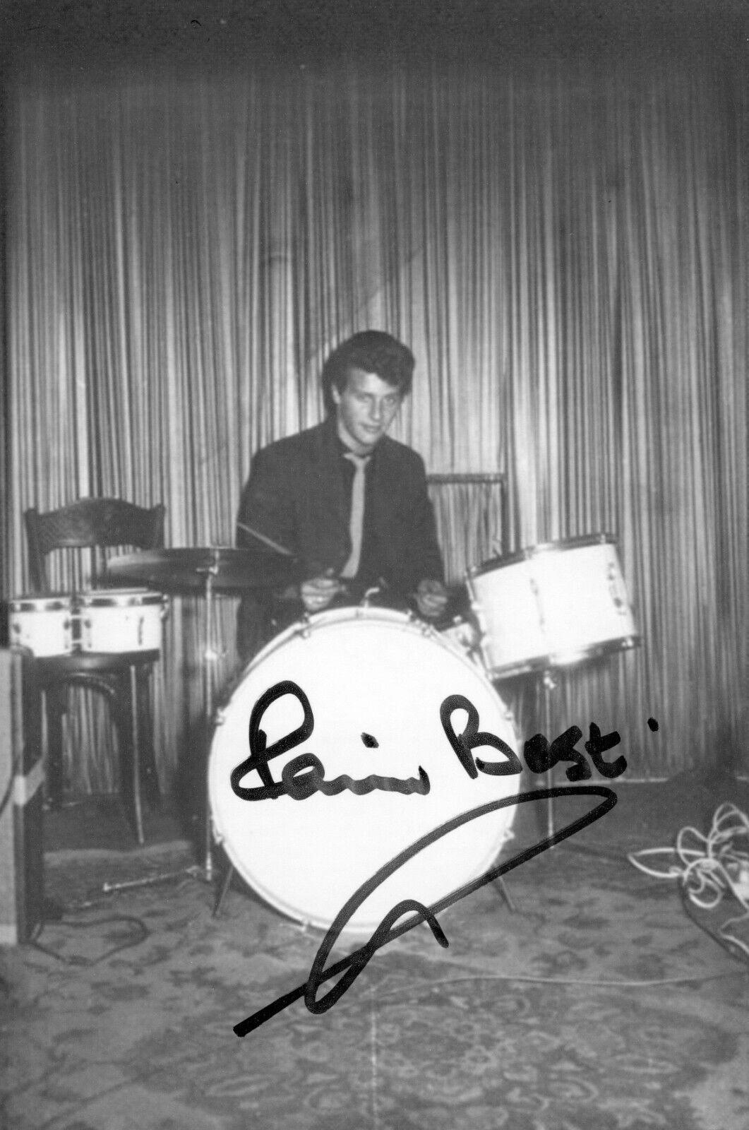 Pete Best Signed 6x4 Photo Poster painting The Beatles Drummer Music Autograph Memorabilia + COA