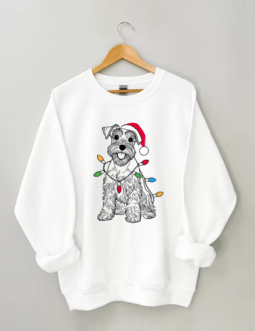 Miniature Schnauzer Christmas Sweatshirt