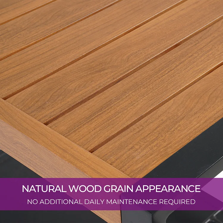 GRAND PATIO Bourg Metal Bar Cart