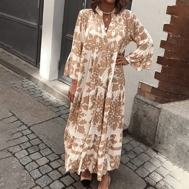 Boho Printed Long Dress