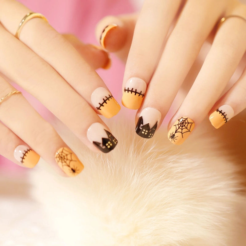 Halloween Cool Style Blood Stains Press-on Nails 1 Set