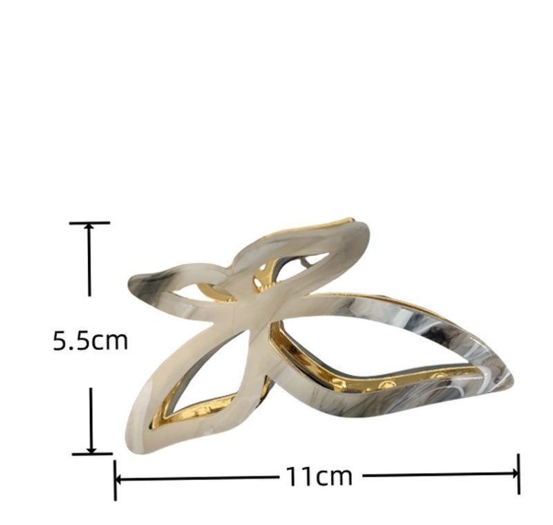 Women’s Minimalist Bow Knot Acetic Acid Sheets Hair Claws