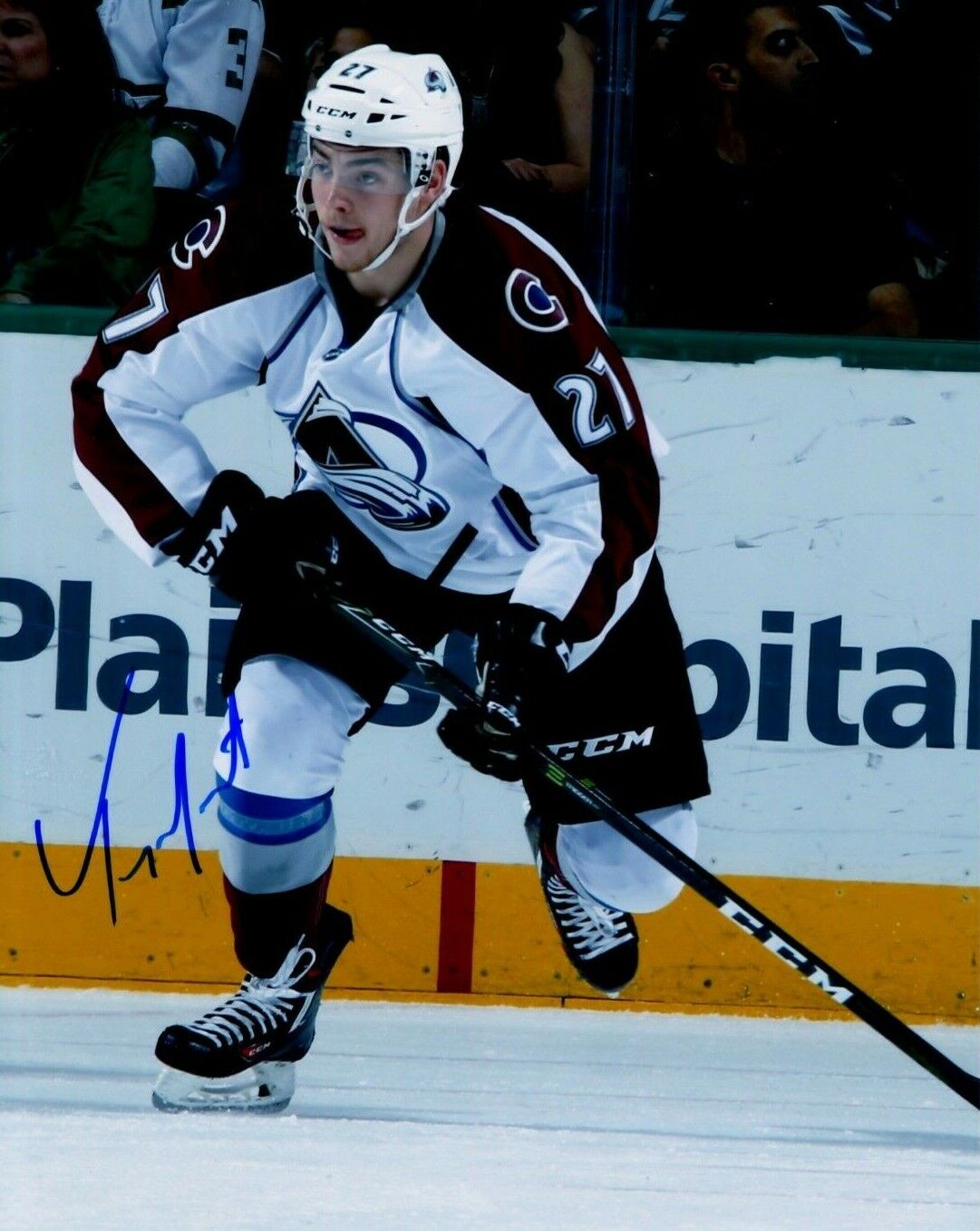 TYSON JOST autographed SIGNED COLORADO AVALANCHE 8X10 Photo Poster painting #3