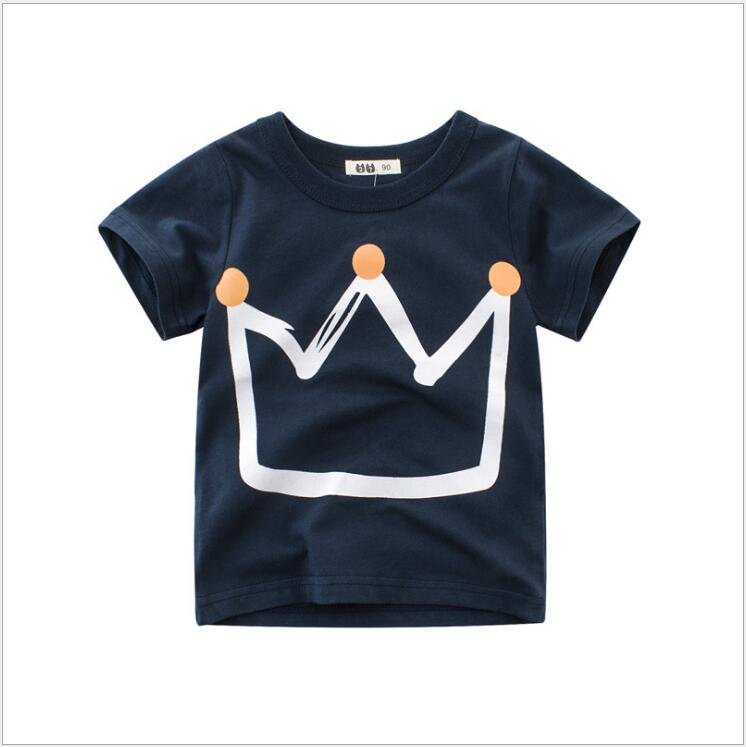 2021 Kids Boy T-shirt Girl Cartoon Tops Cute Baby Cotton Tees Summer Clothes Toddler Fashion T Shirts Children Top Costume