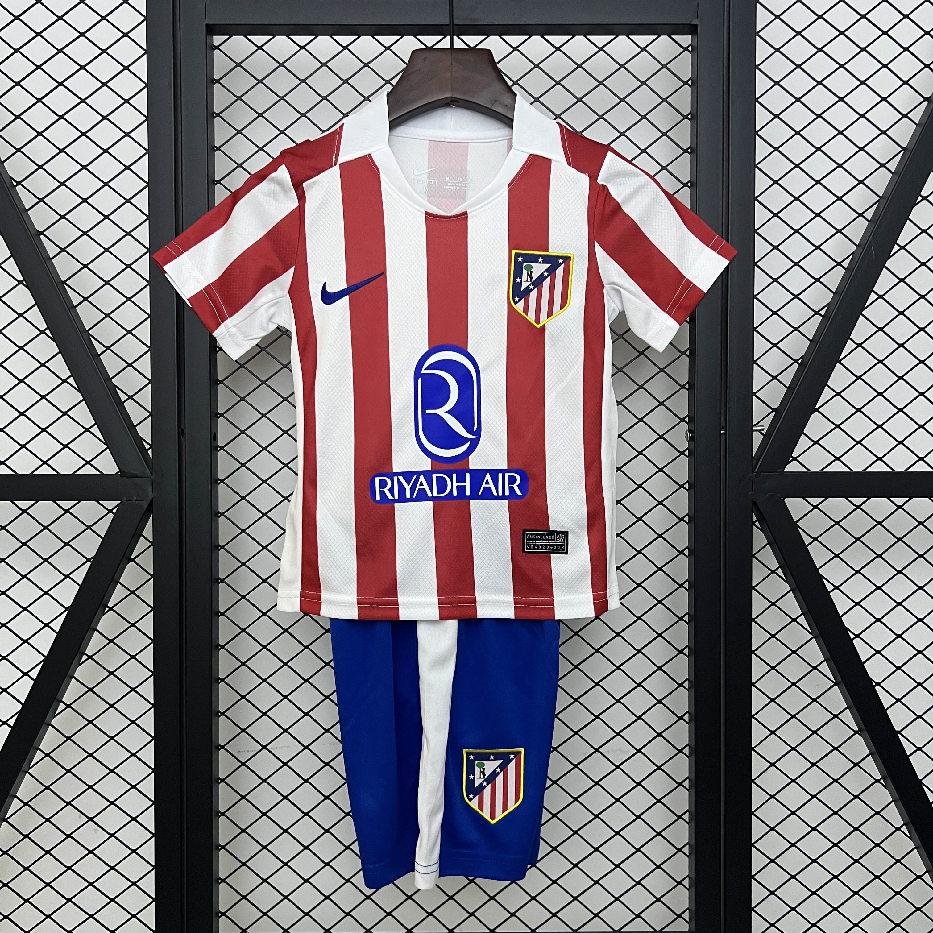 2025-2026 KIDS Atletico Madrid Home Football Shirt 1:1 Thai Quality- Maxi Kit