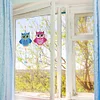 2pcs Crystal Light Catcher Diamond Painting Owl Suncatcher Hanging Kits