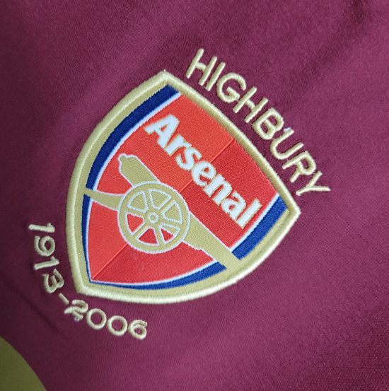 Retro 05/06 Arsenal Home Long Sleeve Thai version Football shirt 1:1