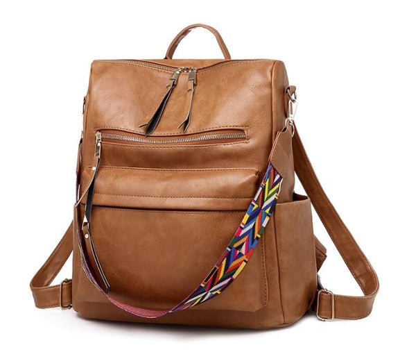 🔥Promotion 🔥New fashion women's beautiful leather backpack