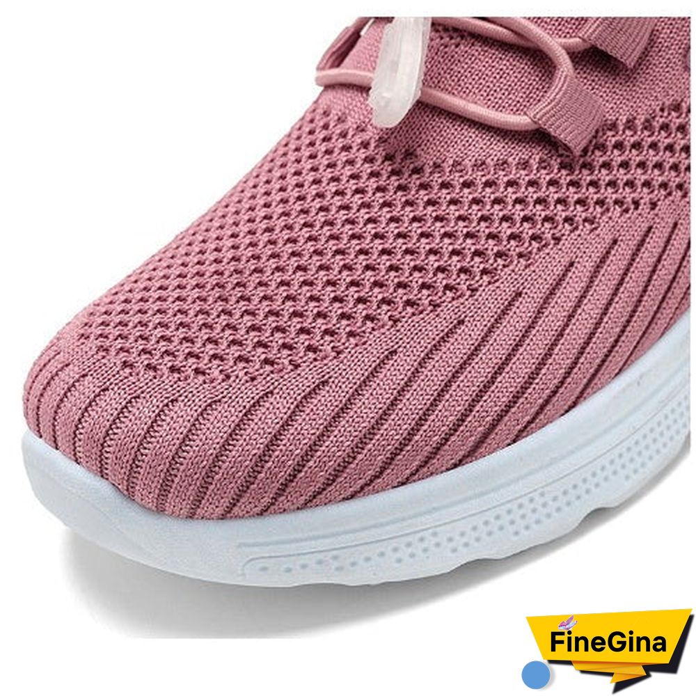 Women's Lace-Up Breathable Soft Sole Lightweight Versatile Casual Sneakers