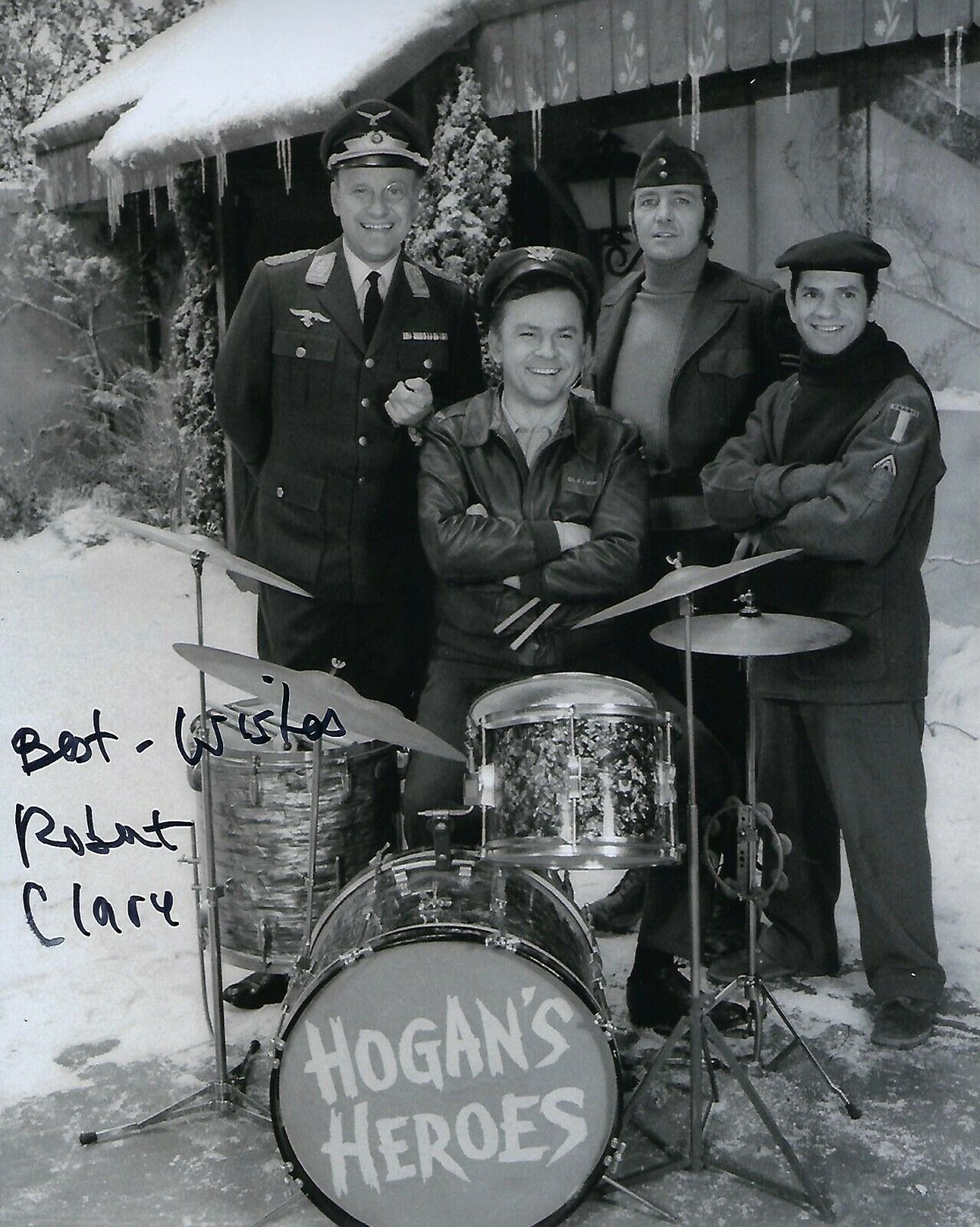 GFA Hogan's Heroes LeBeau * ROBERT CLARY * Signed 8x10 Photo Poster painting R6 COA