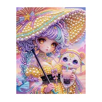 Witch Hat Girls Ghost - Pearls Painting