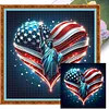 Independence Day Statue Of Liberty-11CT Stamped Cross Stitch 40*40cm tapestrymarket