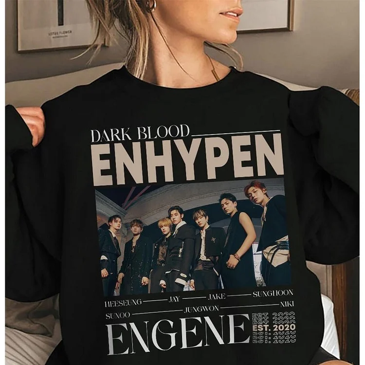 ENHYPEN Album DARK BLOOD Poster Sweatshirt