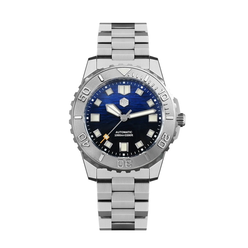 San Martin 1000m Deep Waterproof 43mm Men Diver Watch SN0147 San Martin Watch San Martin Watch