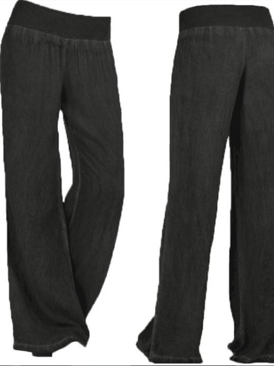 Women Half Sleeve V-neck Solid Color Dress