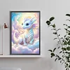Weißer Drache - runder Bohrer Diamond Painting - 40*60cm (große Größe)