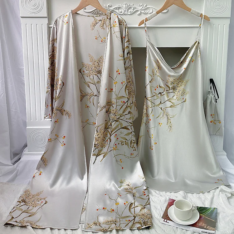 Printed Small Cherry Pajamas