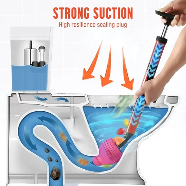 High Pressure Toilet Unblock a Shot