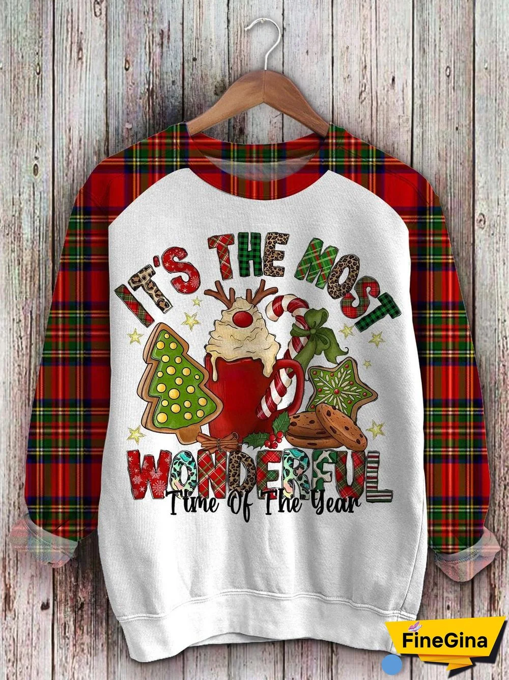Women's It'S The Most Wonderful Time Of The Year Print Sweatshirt