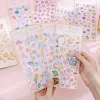20 SHEETS Magic Stars Crystal Drop Glue Stickers for Students Diary Scratchbook Phone DIY Project Decoration