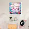 June-18CT Stamped Cross Stitch 25*25cm/9.84*9.84in tapestrymarket