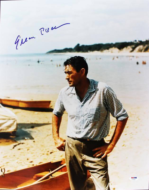 Gregory Peck Signed Authentic 16X20 Photo Poster painting Autographed PSA/DNA #U70546