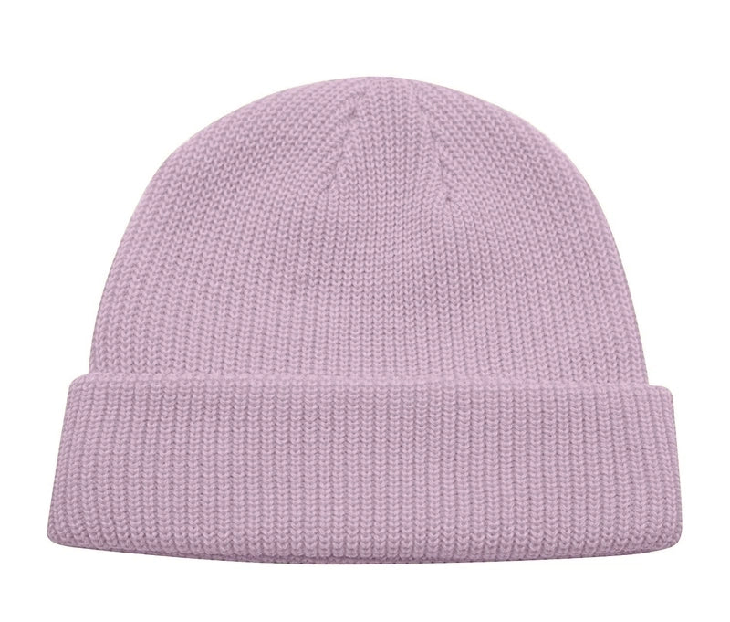 Unisex Minimalist Solid Color Eaveless Wool Cap