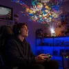 Portable Night Light with Flexible Projection Base for Bedroom Decoration