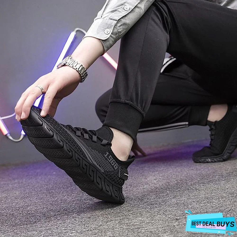 Men's Summer / Fall Sporty / Casual Daily Outdoor Trainers / Athletic Shoes Running Shoes / Basketball Shoes Volant Breathable Non-Slipping Wear Proof Black / Red / Black / Beige