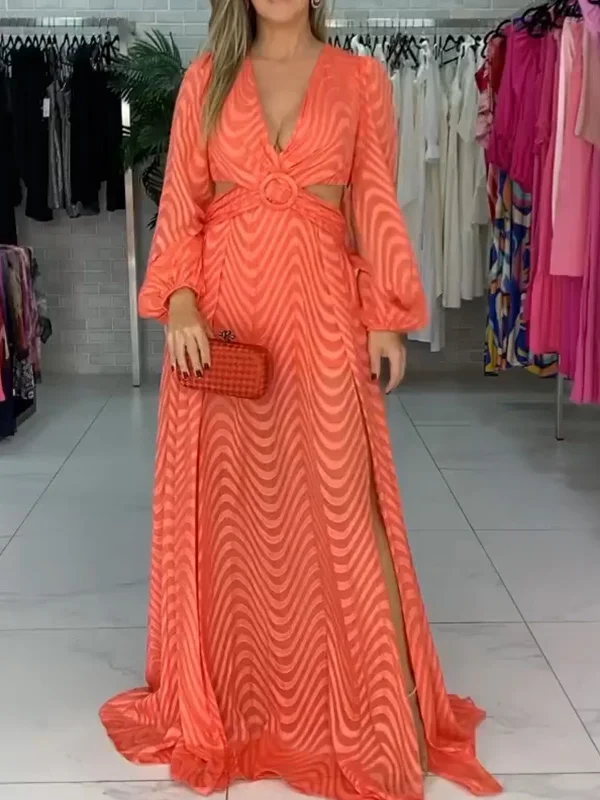 Bohemian Vacation Sleeveless Maxi Dress for Women