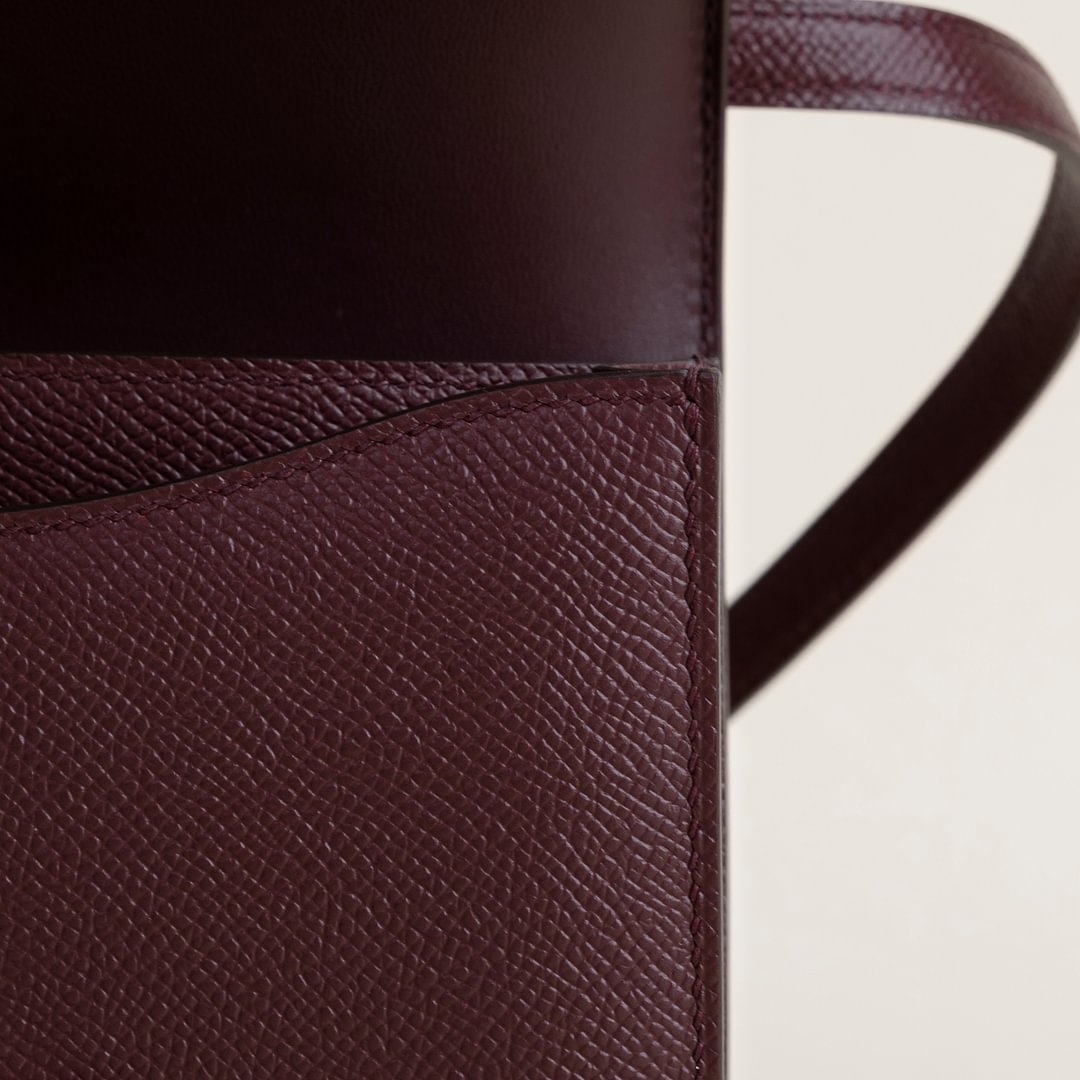 Constance 18CM Epsom 57 Bordeaux PHW