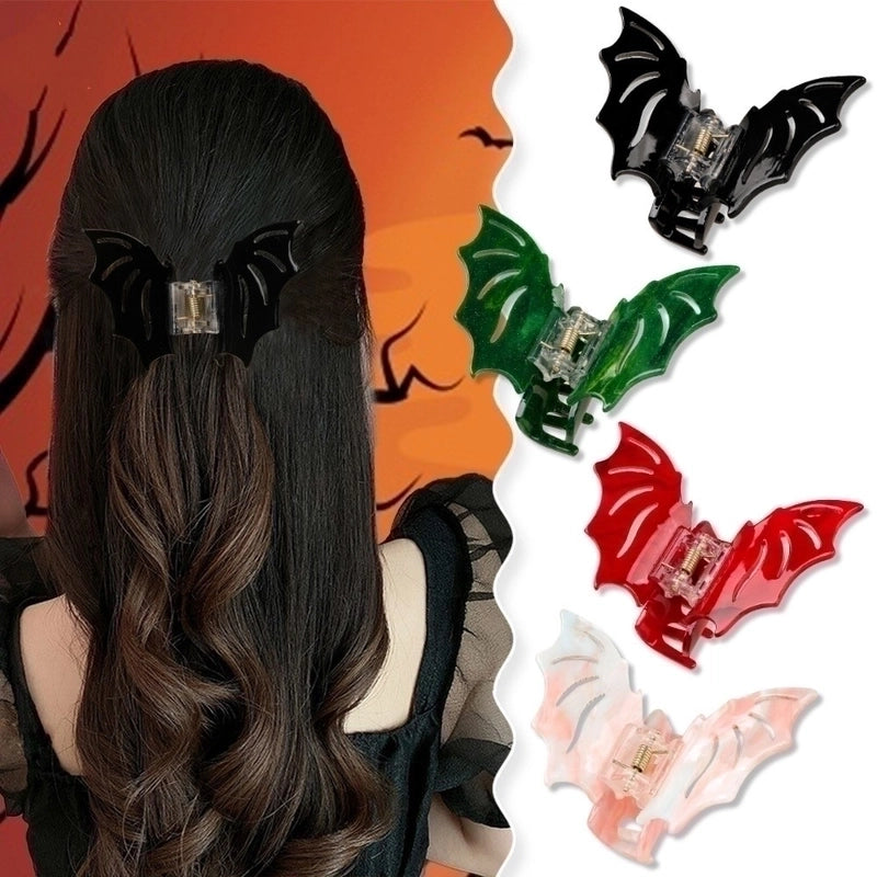 Halloween Funny Women's Bat Plastic Hair Claws
